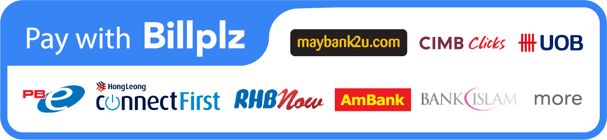 Bayar Secara Online Transfer (Barang Sampai Seawal 1 Hari Sahaja)